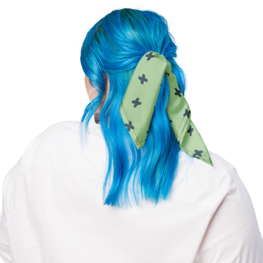 Coachella Butterfly Mint Bandana mockup 1