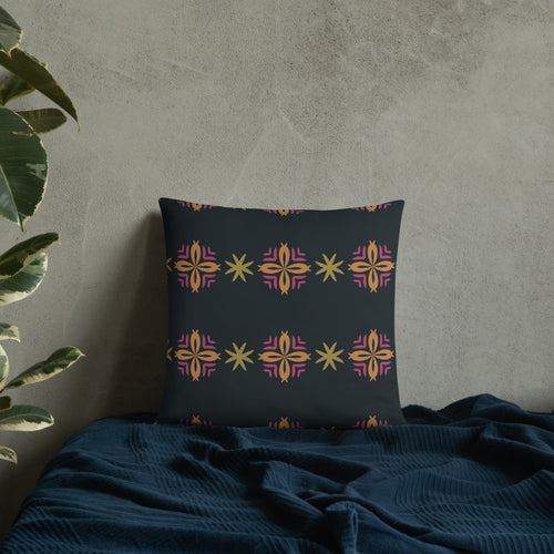 Disco Star Scatter Throw Pillow mockup 1 pattern preview