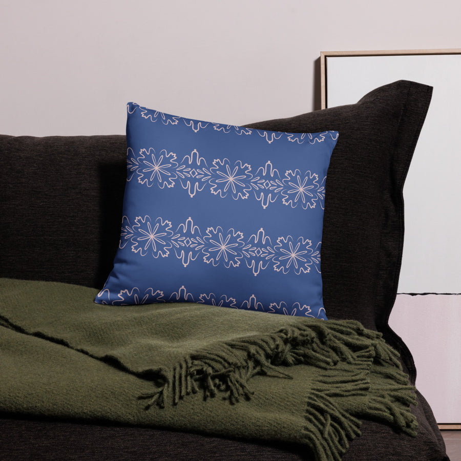 Leaf Damask Pillow Case mockup 1