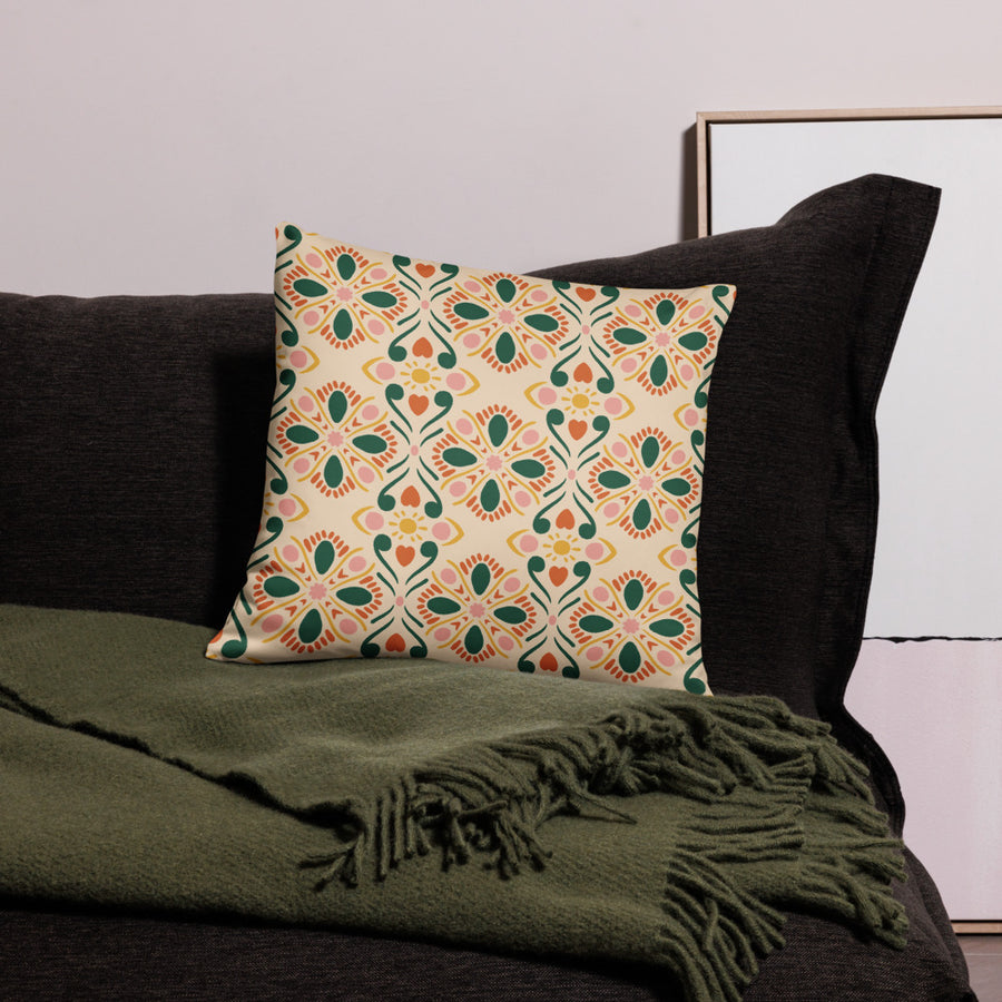 Sunheart Tile Pillow Case mockup 1