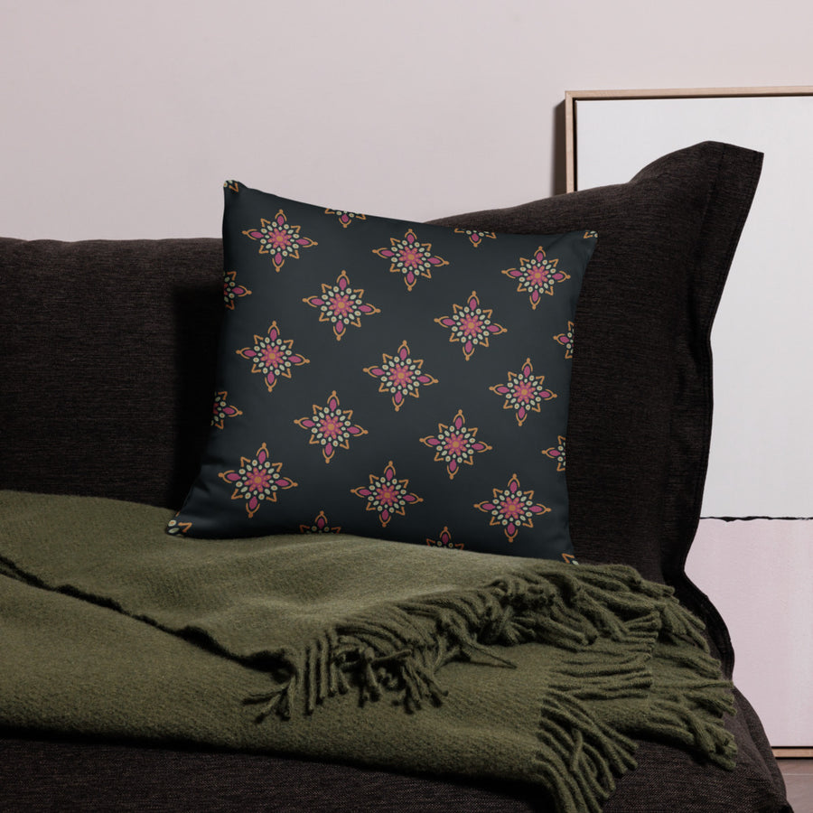 Dot Medallion Pillow Case mockup 1