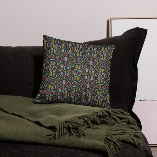 Dark Folk Eye Pillow Case mockup 1 pattern preview