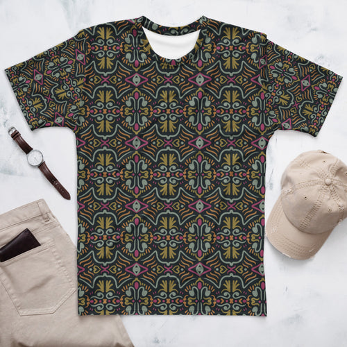 Dark Folk Eye AOP Men's T-Shirt mockup 1 pattern preview