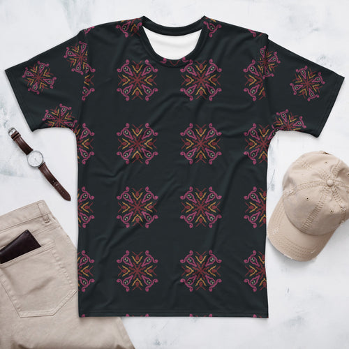 Serpentine Eye AOP Men's T-Shirt mockup 1 pattern preview