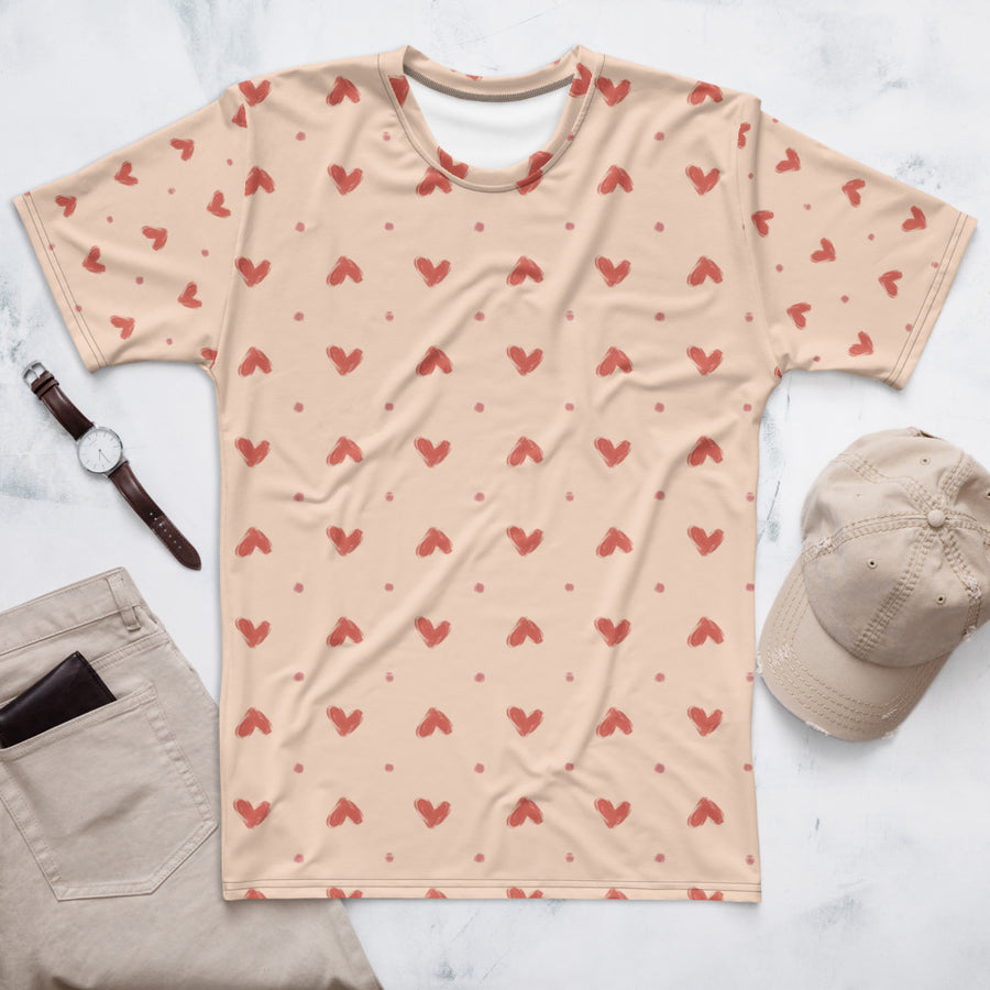 Delicate Romance 1 AOP Men's T-Shirt mockup 1