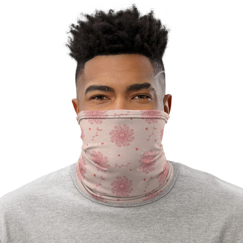 Delicate Romance 5 AOP Neck Gaiter mockup 1 pattern preview