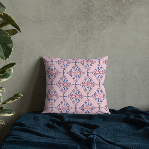 Butterfly Vine Premium Pillow mockup 1 pattern preview