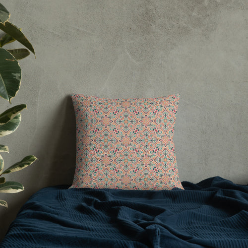 Picnik Fiesta Premium Pillow mockup 1 pattern preview