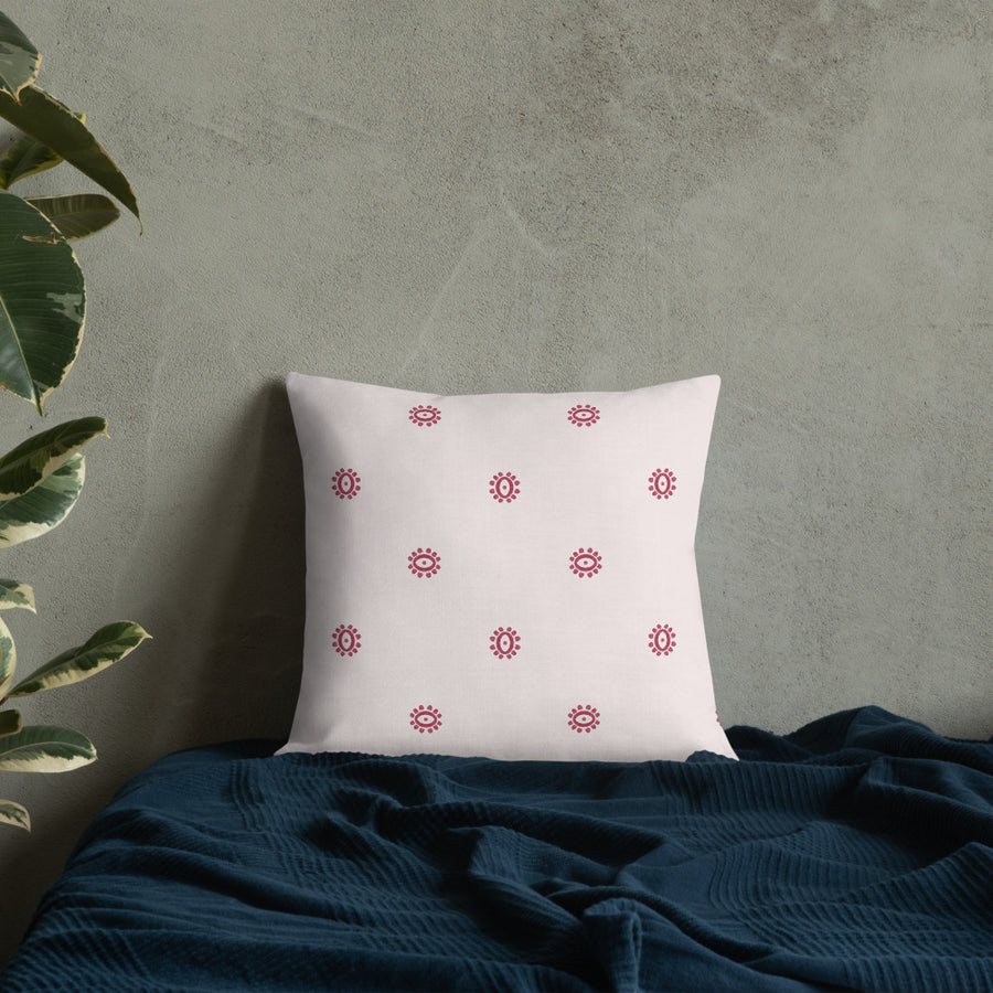 Alison Corner Light Premium Pillow mockup 1