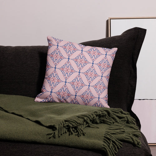 Butterfly Vine Premium Pillow Case mockup 1 pattern preview