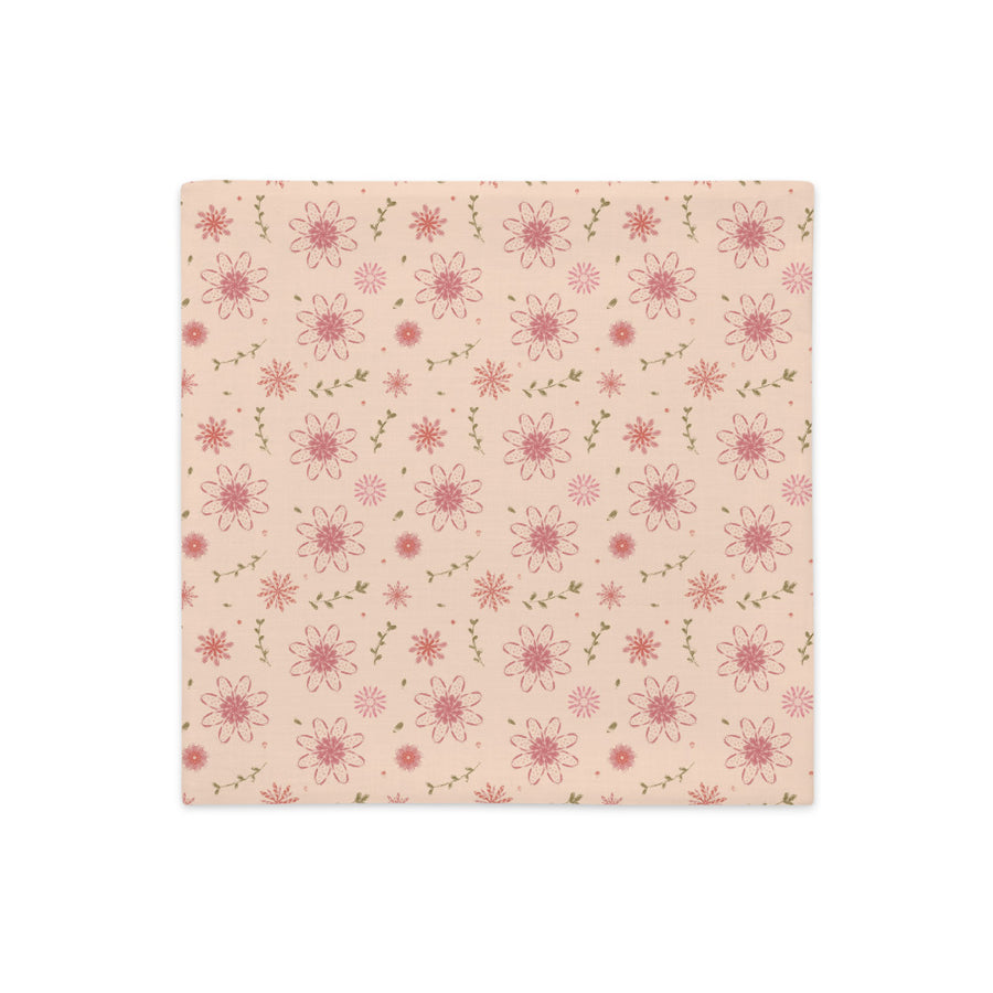 Delicate Romance 3 Premium Pillow Case mockup 1