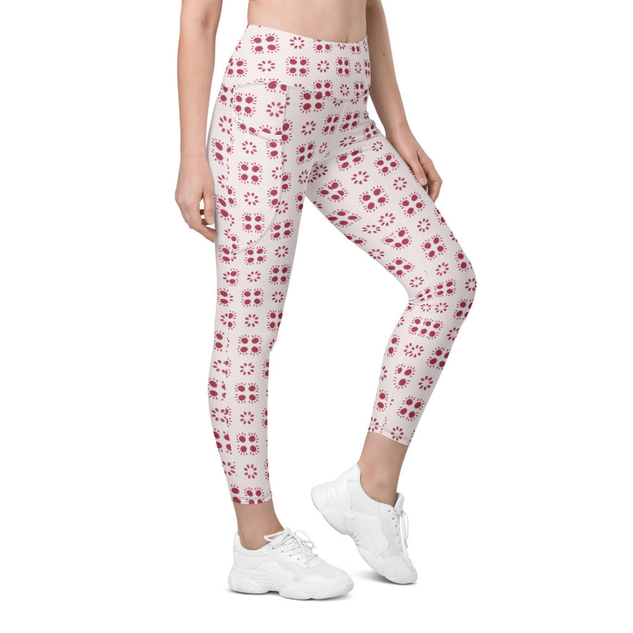Alison High Noon AOP Recycled Leggings with Pockets mockup 1