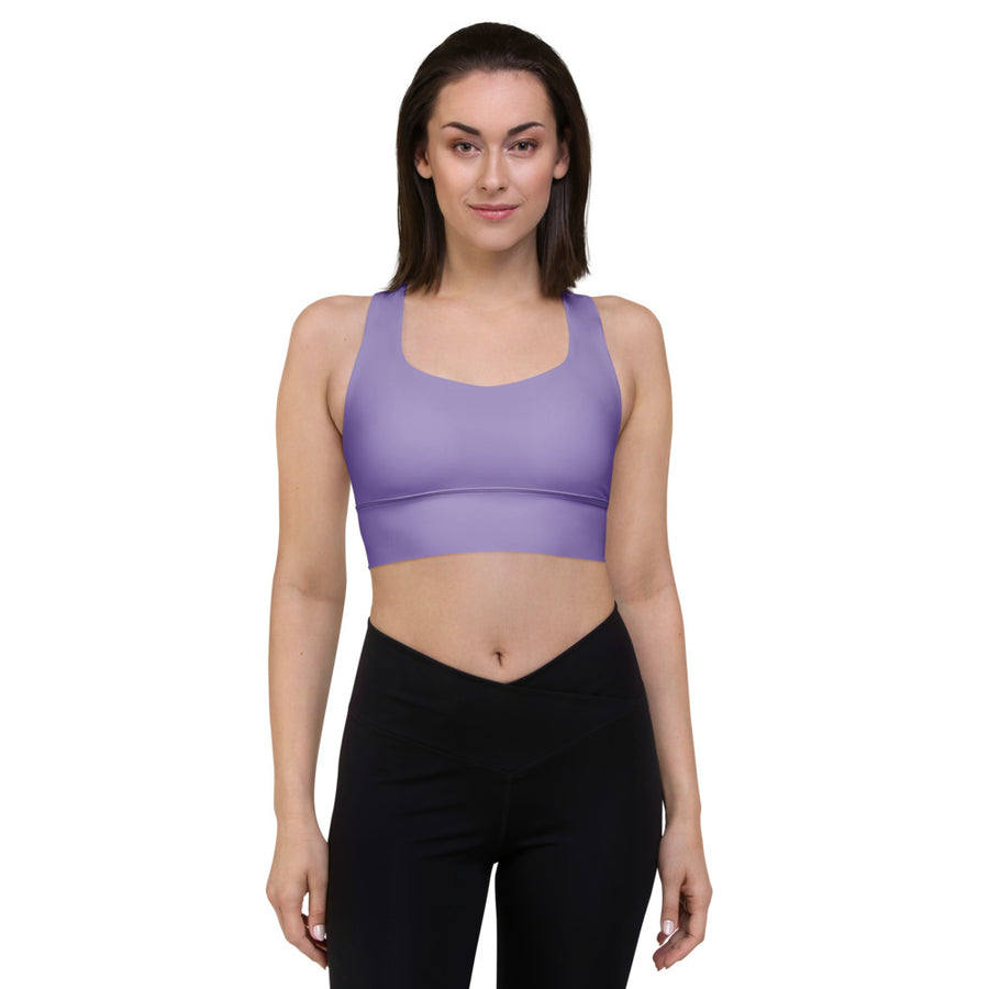 Coachella Lavender Longline Sports Bra