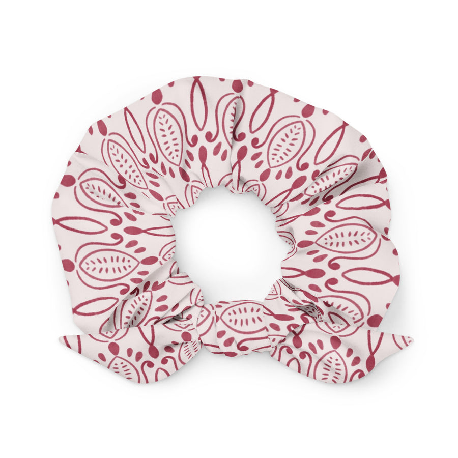 Alison Petal Throne AOP Recycled Scrunchie mockup 1