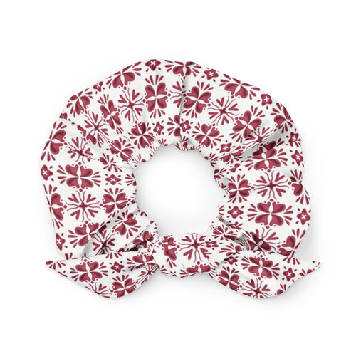 Alison Spice Cabinet AOP Recycled Scrunchie mockup 1 pattern preview