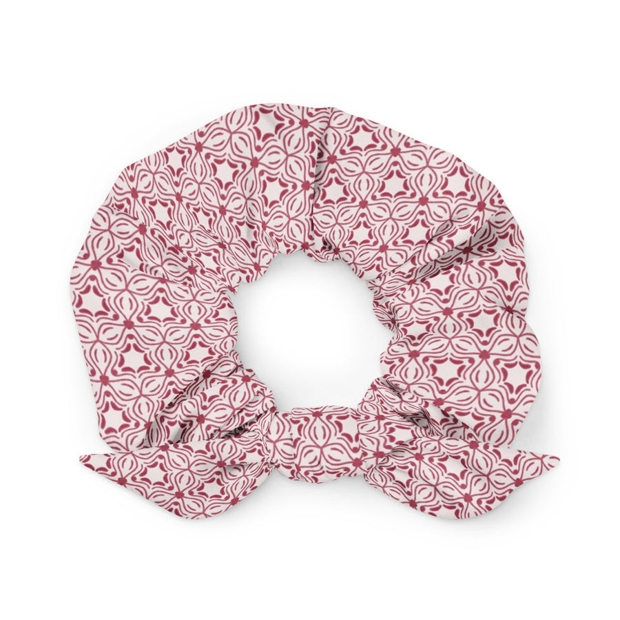 Alison Good Weeds AOP Recycled Scrunchie mockup 1