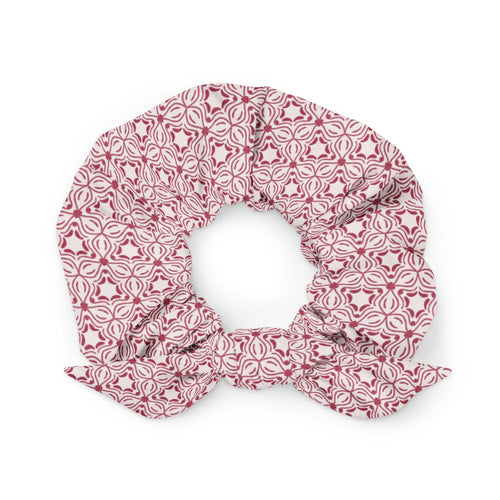 Alison Good Weeds AOP Recycled Scrunchie mockup 1 pattern preview