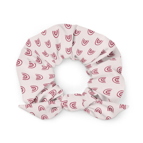 Alison Good Days Only AOP Recycled Scrunchie mockup 1 pattern preview