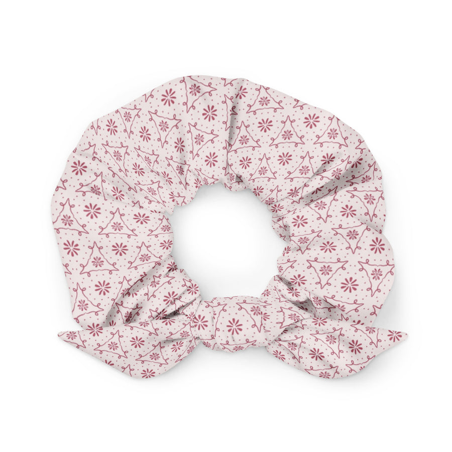Alison Wild Stems AOP Recycled Scrunchie mockup 1