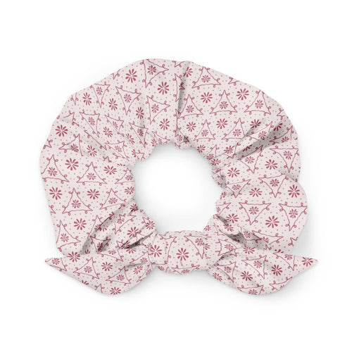 Alison Wild Stems AOP Recycled Scrunchie mockup 1 pattern preview