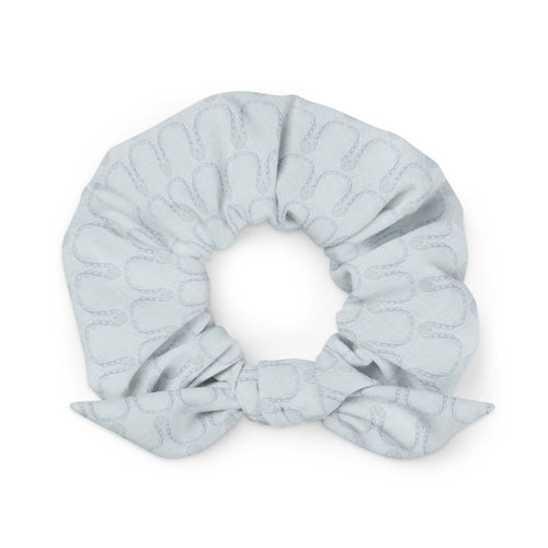 Misty Damsel Curtains Closed AOP Recycled Scrunchie mockup 1 pattern preview