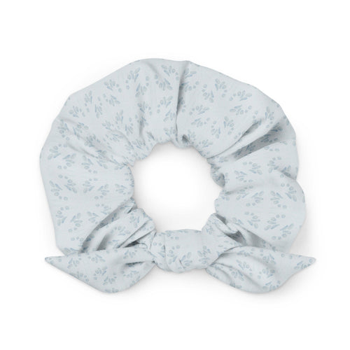 Misty Damsel Tea And Biscuits AOP Recycled Scrunchie mockup 1 pattern preview