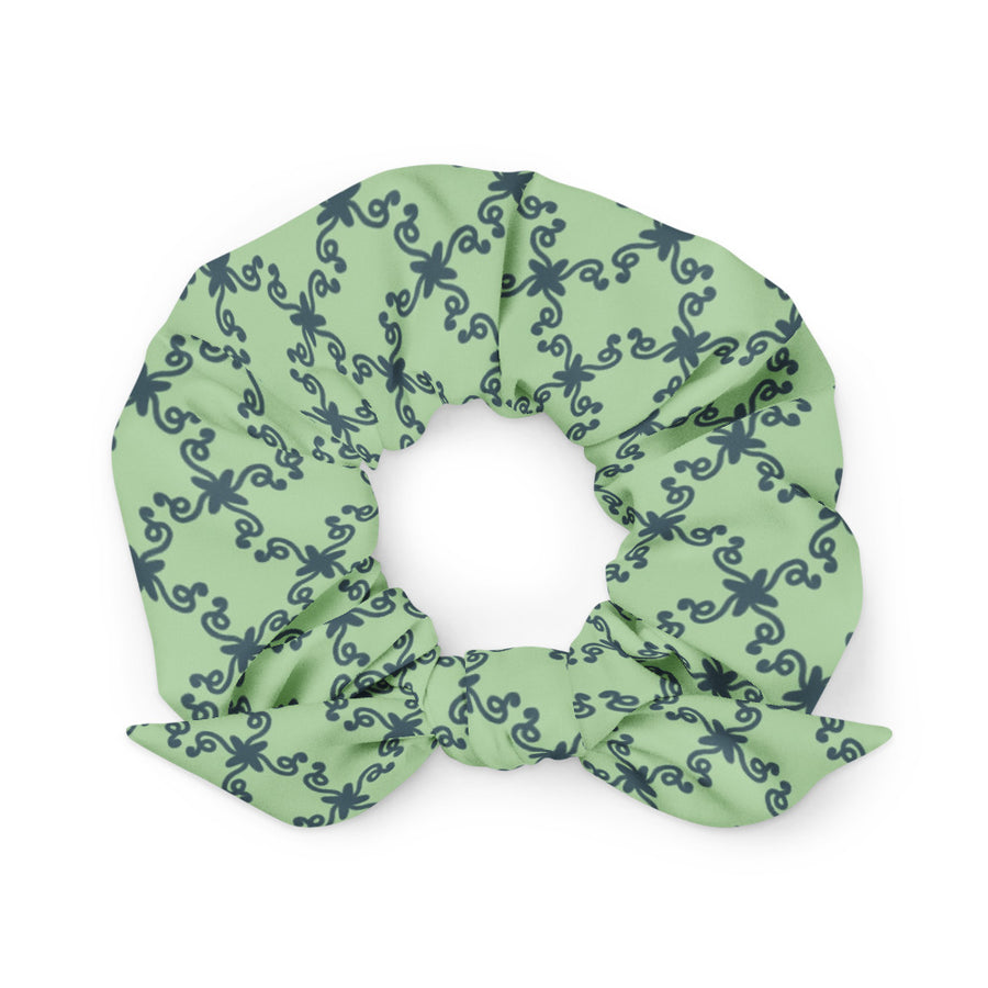 Coachella Wild Ones Mint AOP Recycled Scrunchie mockup 1