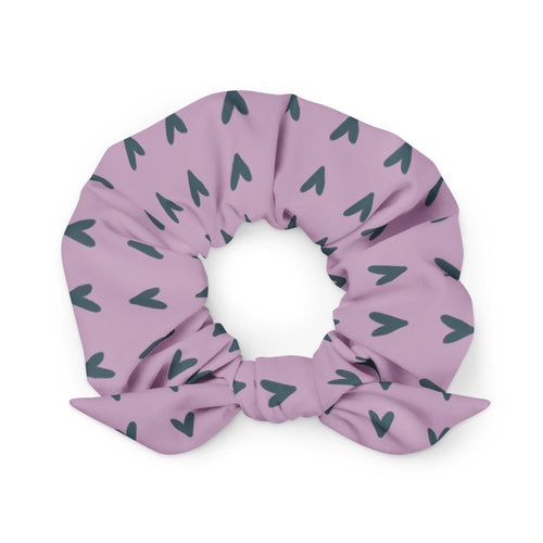 Coachella Puppy Love Mint AOP Recycled Scrunchie mockup 1 pattern preview