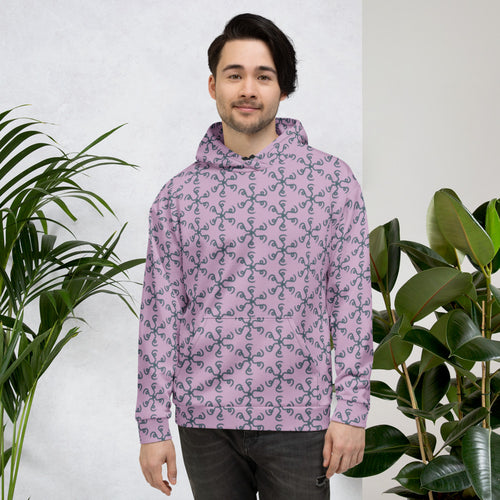 Coachella Spin Out Lavender AOP Hoodie mockup 1 pattern preview