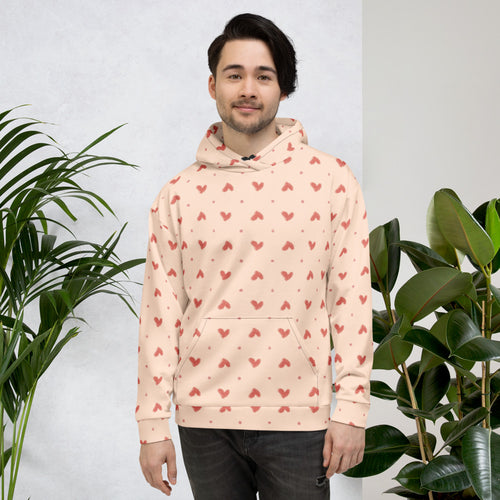 Delicate Romance Soft Reverie AOP Hoodie mockup 1 pattern preview