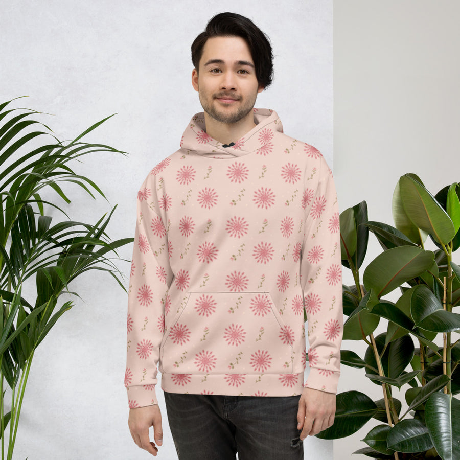 Delicate Romance Ethereal Grandma AOP Hoodie mockup 1