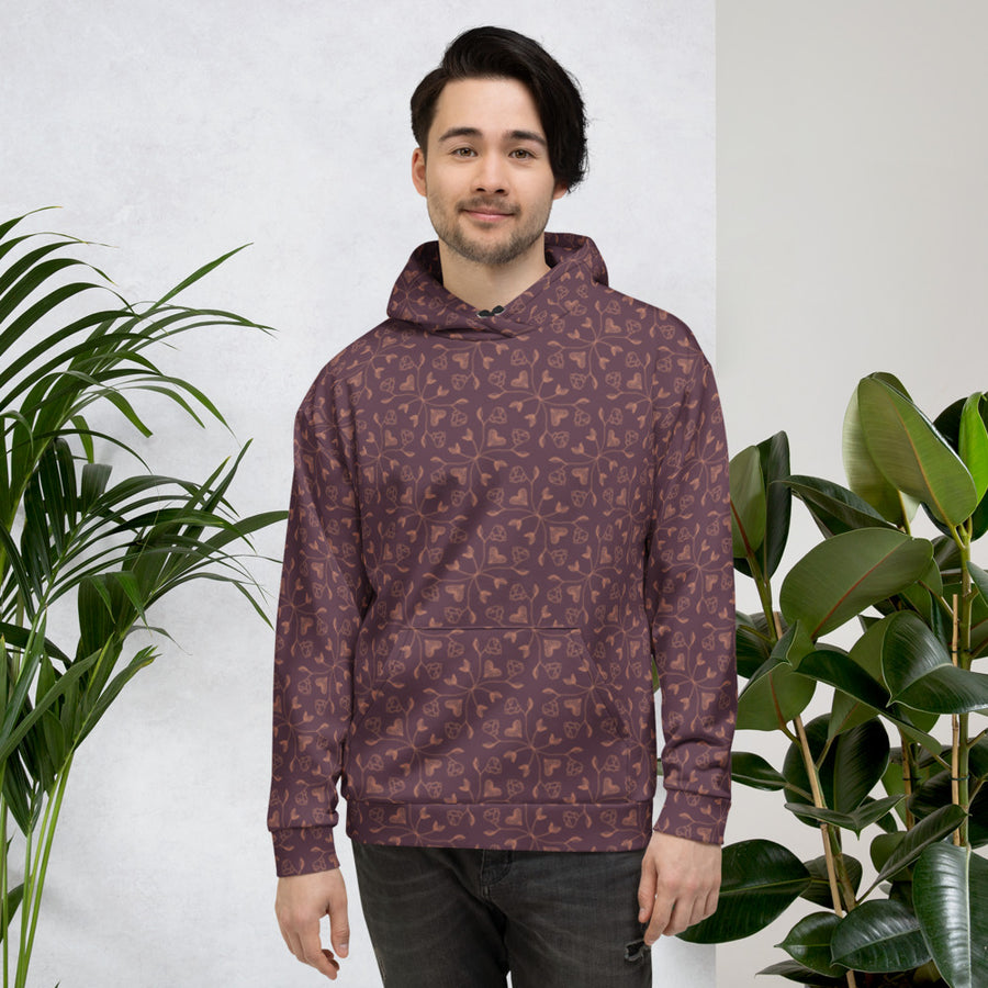 The Lovely Garden AOP Hoodie mockup 1