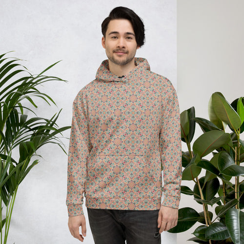 Picnik Fiesta AOP Hoodie mockup 1 pattern preview