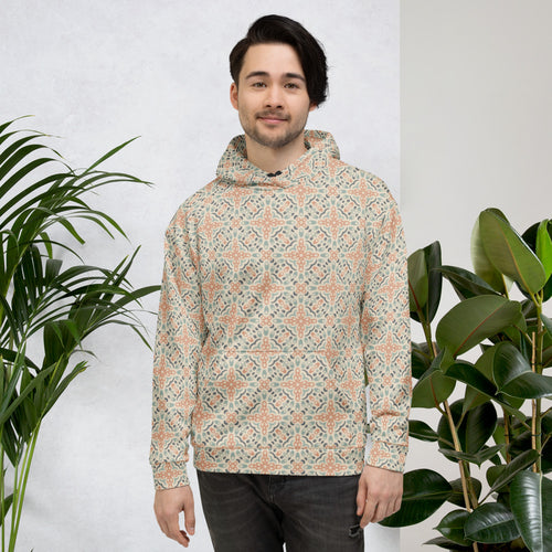 Dotwork Scatter AOP Hoodie mockup 1 pattern preview