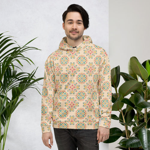 Festival Medallion AOP Hoodie mockup 1 pattern preview
