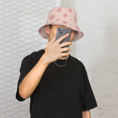 Delicate Romance 5 AOP Bucket Hat mockup 1 pattern preview