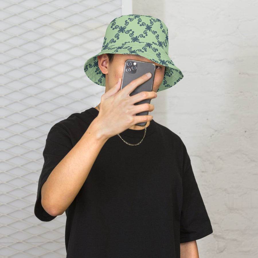 Coachella Wild Ones Mint AOP Bucket Hat mockup 1