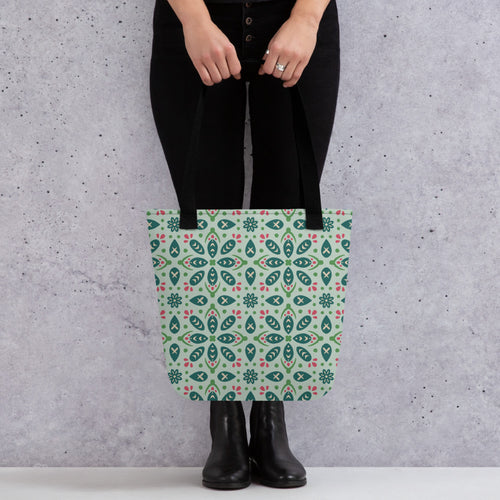 Leaf Souk Tote Bag mockup 1 pattern preview