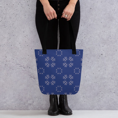 Calligraphy Cross Tote Bag mockup 1 pattern preview