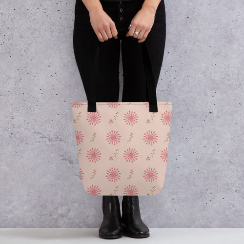 Delicate Romance 4 Tote Bag mockup 1 pattern preview