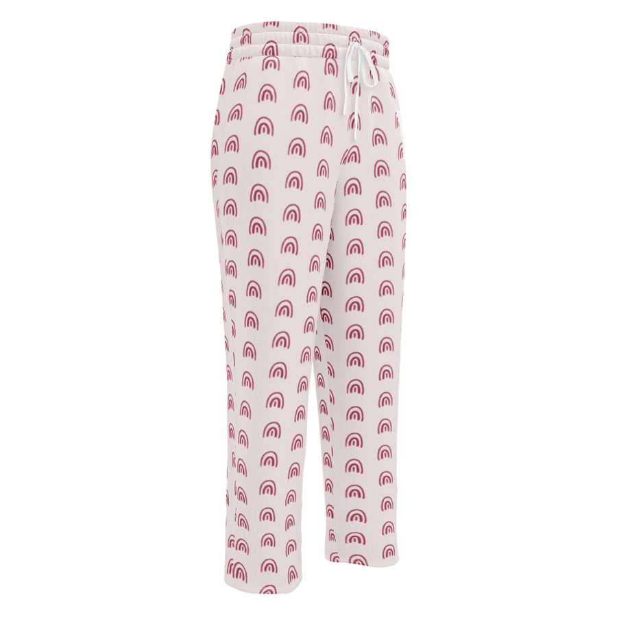Alison Good Days Only AOP Wide-Leg Joggers mockup 1