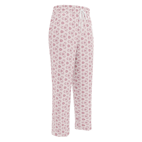 Alison Wild Stems AOP Wide-Leg Joggers mockup 1 pattern preview