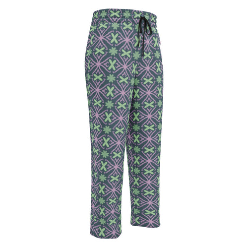 Coachella Flower Crowns AOP Wide-Leg Joggers mockup 1 pattern preview