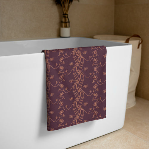 Zinque 4 Beach Towel mockup 1 pattern preview