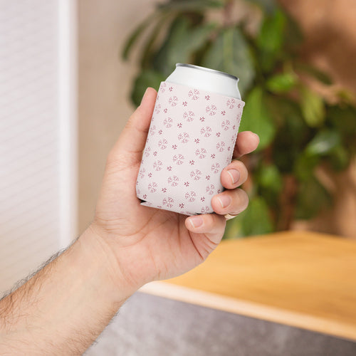Alison Scatter Sunshine Can Cooler mockup 1 pattern preview