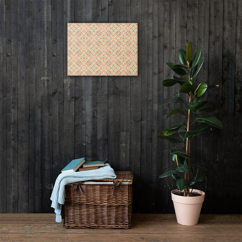 Serpentine Bloom Canvas mockup 1 pattern preview