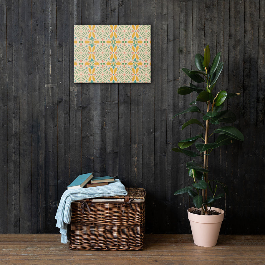 Sunshine Petal Canvas mockup 1