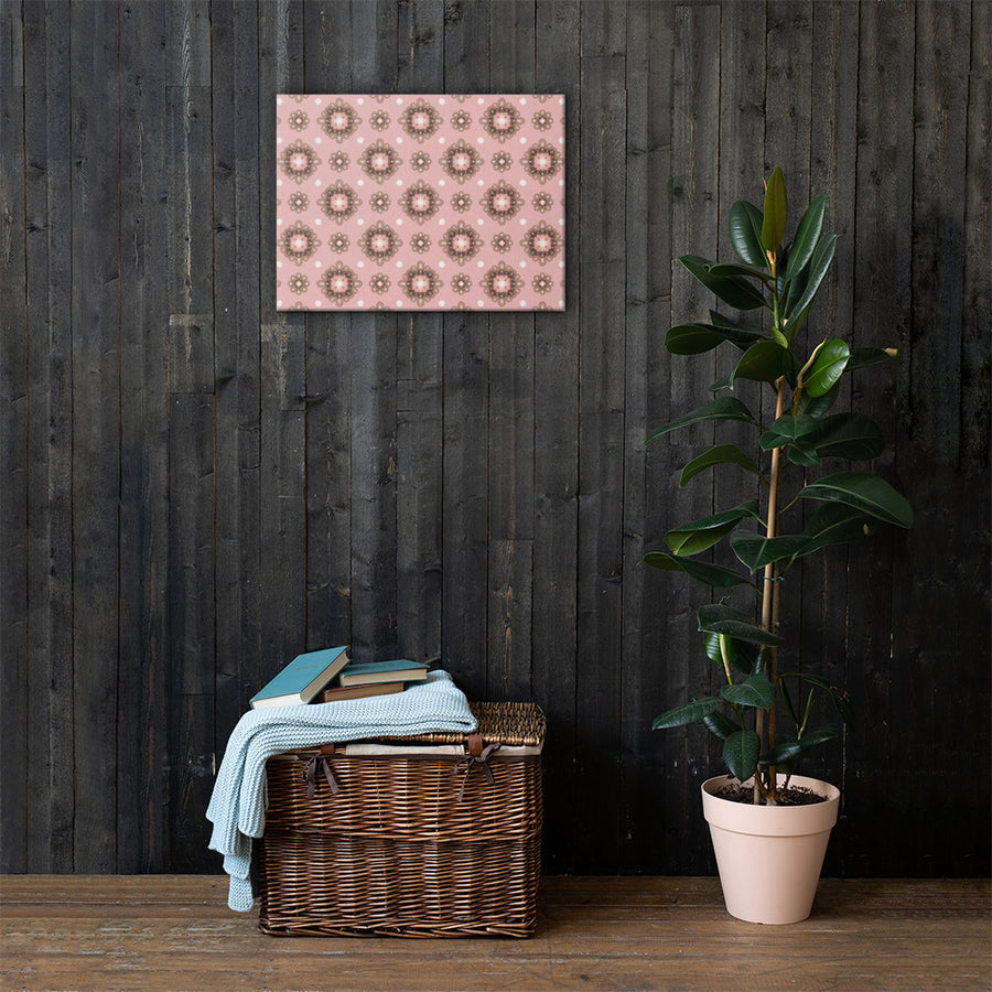 Mocha Medallion Canvas mockup 1