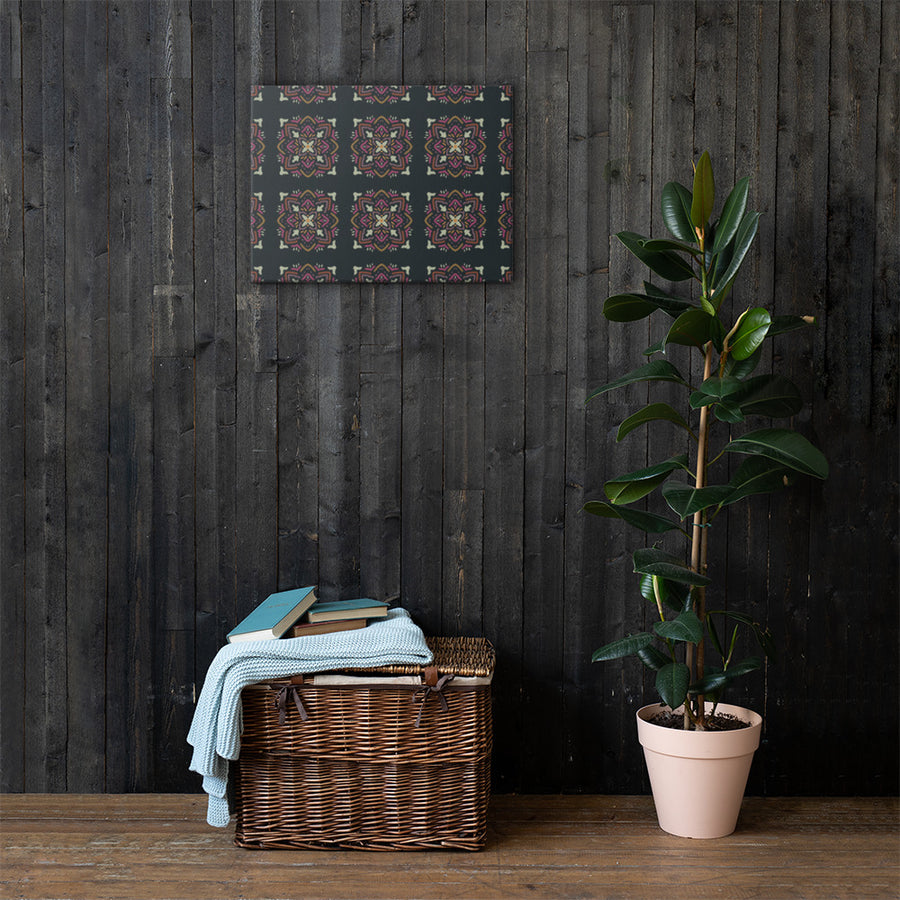 Jewel Ikat Canvas mockup 1