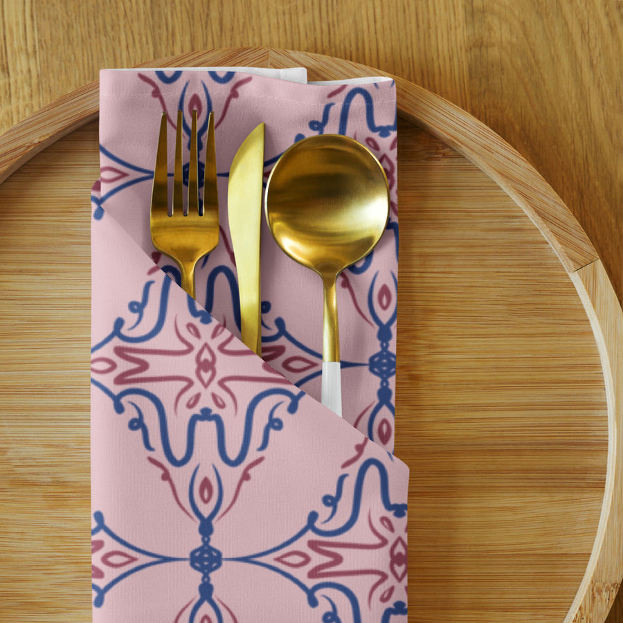 Butterfly Vine Cloth Napkin Set mockup 1